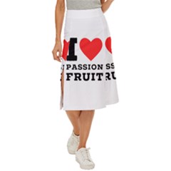 I Love Passion Fruit Midi Panel Skirt by ilovewhateva