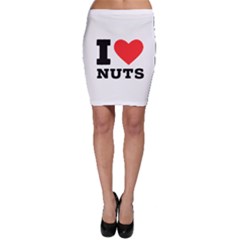 I Love Nuts Bodycon Skirt by ilovewhateva