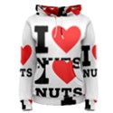 I love nuts Women s Pullover Hoodie View1