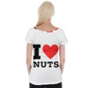 I love nuts Cap Sleeve Top View2