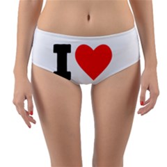 I Love Nuts Reversible Mid-waist Bikini Bottoms by ilovewhateva