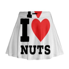 I Love Nuts Mini Flare Skirt by ilovewhateva