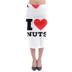 I Love Nuts Midi Pencil Skirt by ilovewhateva