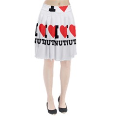 I Love Nuts Pleated Skirt by ilovewhateva