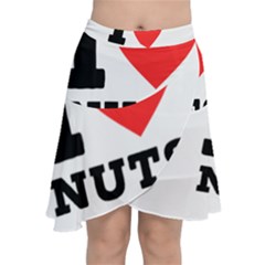 I Love Nuts Chiffon Wrap Front Skirt by ilovewhateva