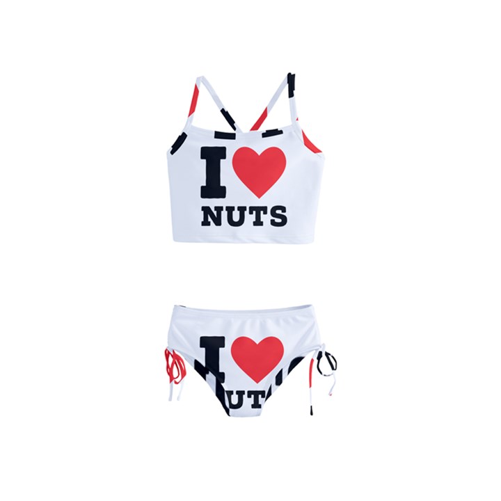 I love nuts Girls  Tankini Swimsuit