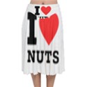 I love nuts Velvet Flared Midi Skirt View1