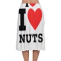 I love nuts Velvet Flared Midi Skirt View2