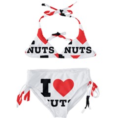 I Love Nuts Kids  Classic Bikini Set by ilovewhateva