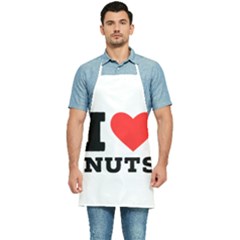 I Love Nuts Kitchen Apron by ilovewhateva