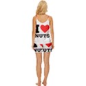 I love nuts V-Neck Satin Pajamas Set View4