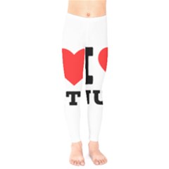 I Love Nuts Kids  Classic Winter Leggings by ilovewhateva