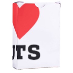 I Love Nuts Playing Cards Single Design (rectangle) With Custom Box by ilovewhateva