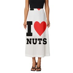 I Love Nuts Classic Midi Chiffon Skirt by ilovewhateva