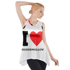 I Love Marshmallow  Side Drop Tank Tunic by ilovewhateva