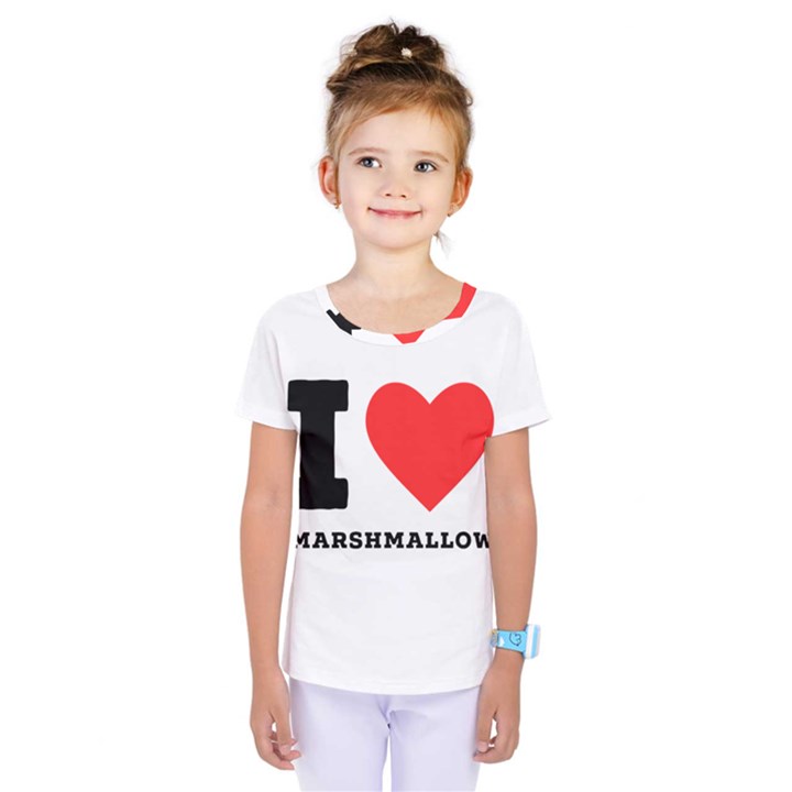 I love marshmallow  Kids  One Piece Tee