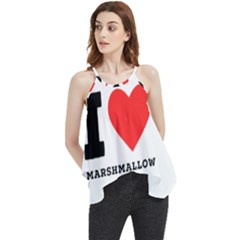 I Love Marshmallow  Flowy Camisole Tank Top by ilovewhateva