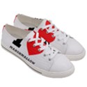 I love marshmallow  Men s Low Top Canvas Sneakers View3