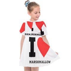 I Love Marshmallow  Kids  Sailor Dress by ilovewhateva