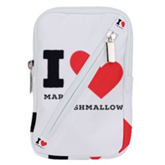 I Love Marshmallow  Belt Pouch Bag (small) by ilovewhateva