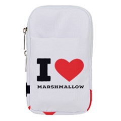 I Love Marshmallow  Waist Pouch (large) by ilovewhateva