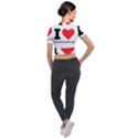 I love marshmallow  Short Sleeve Cropped Jacket View2