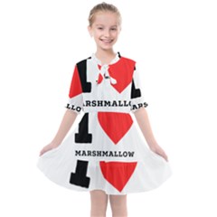 I Love Marshmallow  Kids  All Frills Chiffon Dress by ilovewhateva