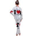 I love marshmallow  Kids  Satin Long Sleeve Pajamas Set View2