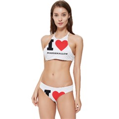 I Love Marshmallow  Banded Triangle Bikini Set by ilovewhateva