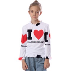 I Love Marshmallow  Kids  Frill Detail Tee