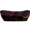 Abstract Colorful Circuit Car Seat Back Cushion  View3