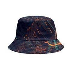 Abstract Colorful Circuit Inside Out Bucket Hat by Bakwanart