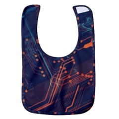 Abstract Colorful Circuit Baby Bib by Bakwanart