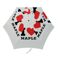 I Love Maple Mini Folding Umbrellas by ilovewhateva