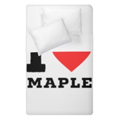 I Love Maple Duvet Cover Double Side (single Size) by ilovewhateva