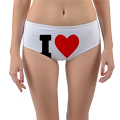 I Love Maple Reversible Mid-waist Bikini Bottoms by ilovewhateva