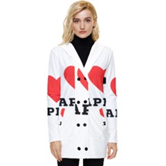 I Love Maple Button Up Hooded Coat  by ilovewhateva