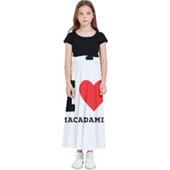 I Love Macadamia Kids  Flared Maxi Skirt by ilovewhateva