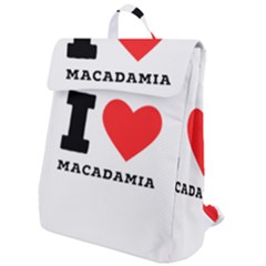 I Love Macadamia Flap Top Backpack by ilovewhateva