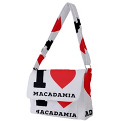 I Love Macadamia Full Print Messenger Bag (s) by ilovewhateva