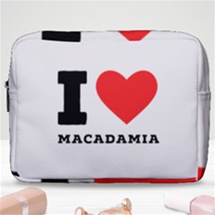 I Love Macadamia Make Up Pouch (large) by ilovewhateva