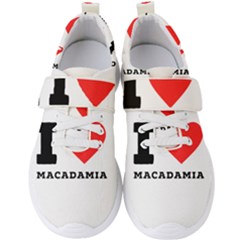 I Love Macadamia Men s Velcro Strap Shoes by ilovewhateva