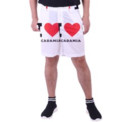 I Love Macadamia Men s Pocket Shorts by ilovewhateva