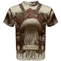 Christmas Dark Demon Evil Horror Krampus Men s Cotton Tee