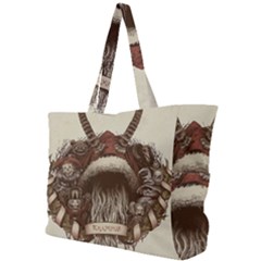 Christmas Dark Demon Evil Horror Krampus Simple Shoulder Bag