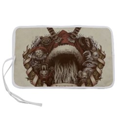 Christmas Dark Demon Evil Horror Krampus Pen Storage Case (m) by Bakwanart