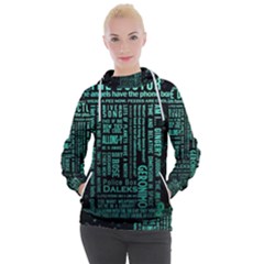 Tardis Doctor Who Technology Number Communication Women s Hooded Pullover by Bakwanart