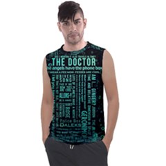 Tardis Doctor Who Technology Number Communication Men s Regular Tank Top by Bakwanart