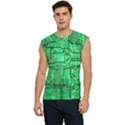 Green Circuit Board Computer Men s Raglan Cap Sleeve Tee View1