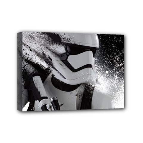 Stormtrooper Mini Canvas 7  X 5  (stretched) by Bakwanart